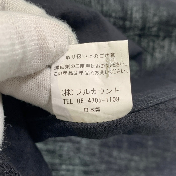 FULLCOUNT フルカウント STAND COLLAR CHAMBRAY SHIRT 5oz スタンドカラーシャンブレーシャツ プルオーバー ブラック 4900 Size 40 福生店