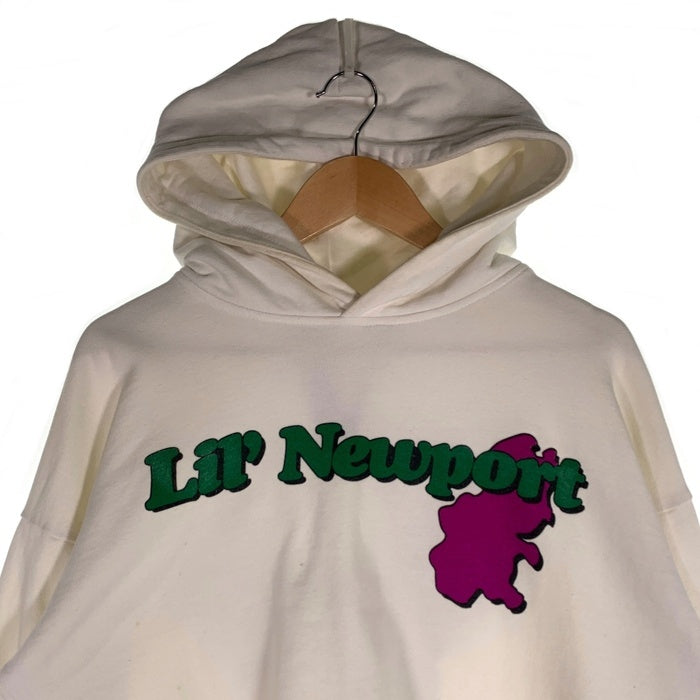 VLONE ヴィーロン Yams Day Lil Newport Hoodie プルオーバー スウェットパーカー ホワイト Size L 福生店