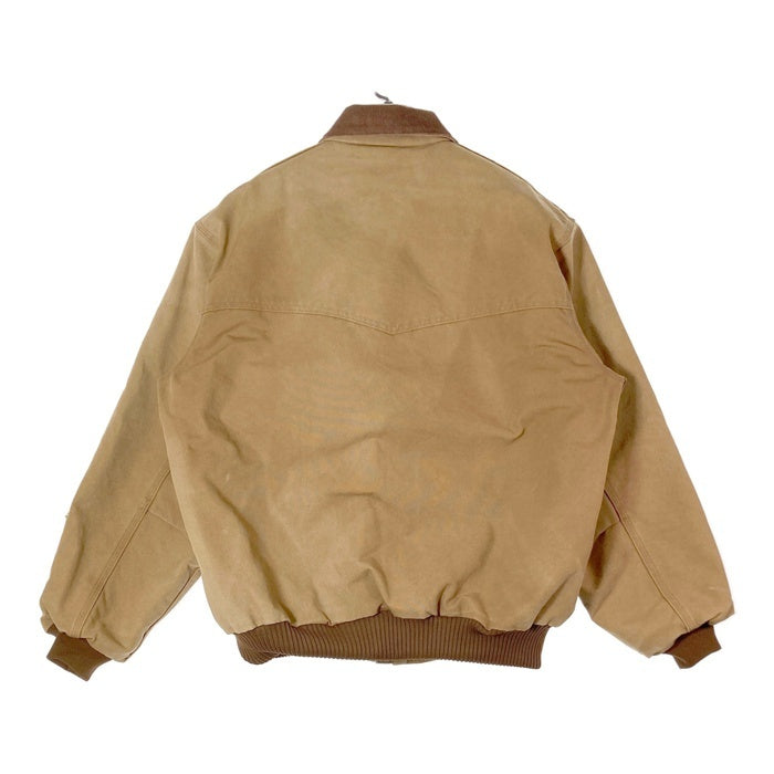Carhartt カーハート USA製 サンタフェジャケット 裏キルティング 企業ロゴ刺繍 ブラウン sizeXL 瑞穂店