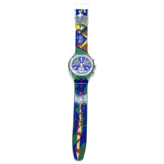 Swatch スウォッチ 国連50周年 クォーツ腕時計 クロノグラフ 福生店