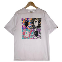 A BATHING APE アベイシングエイプ 23AW BAPE US Limited Collection Tee マルチカモプリント Tシャツ ホワイト Size L 福生店