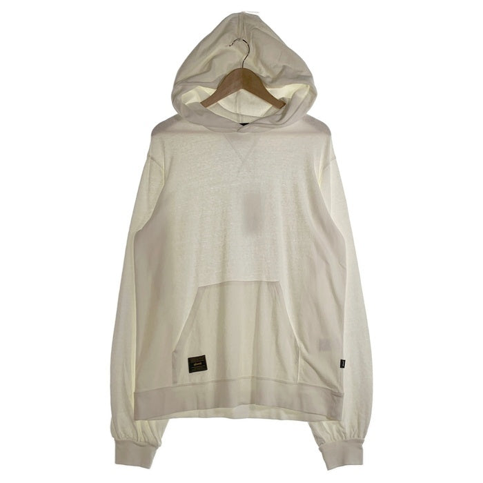 glamb グラム プルオーバースウェットパーカー ホワイト 薄手 GB0418/CS11 Size 3 福生店