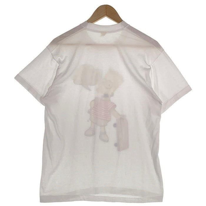 80's 90's The Simpsons ザ シンプソンズ Bart Simpson バートシンプソン 半袖 Tシャツ ホワイト Size L 福生店
