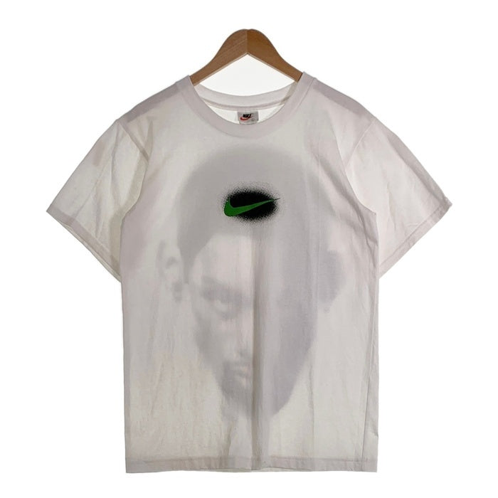 90's NIKE ナイキ DENNIS RODMAN デニスロッドマン 半袖 Tシャツ ホワイト グリーン  USA製 Size XL 福生店