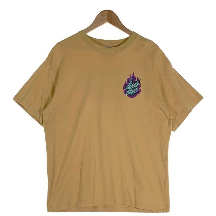 SANTA CRUZ サンタクルーズ フレイムパターン 半袖 Tシャツ マスタード Size L 福生店