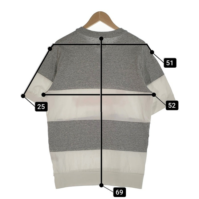 SUPREME シュプリーム 15SS Team Henley Tee チーム ヘンリーネックTシャツ グレー ホワイト Size M 福生店