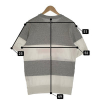 SUPREME シュプリーム 15SS Team Henley Tee チーム ヘンリーネックTシャツ グレー ホワイト Size M 福生店