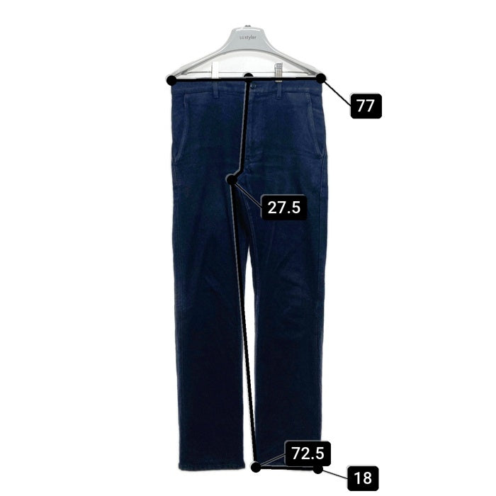 COMME des GARCONS HOMME DEUX コムデギャルソンオムドゥ DN-P053 AD2014 ウール混 ツイルパンツ ネイビー sizeXS 瑞穂店