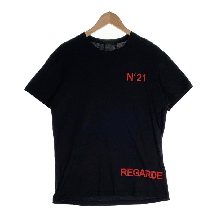 N21 numero ventuno ヌメロ ヴェントゥーノ 半袖 Tシャツ ブラック N2102MRTS214BK Size L 福生店