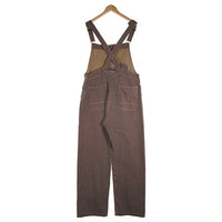 AT-DIRTY アットダーティー ヒッコリーストライプ オーバーオール ブラウン CKS1015 Size L 福生店
