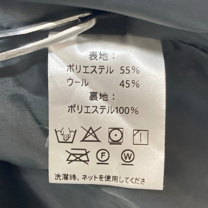 Lajour ラジュール ウール シャギー ノーカラージャケット グレー sizeF 瑞穂店