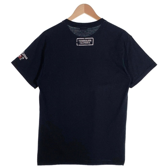 TENDERLOIN テンダーロイン ロゴプリント 半袖 Tシャツ ブラック Size M 福生店