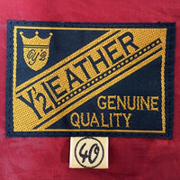 Y’2 LEATHER ワイツーレザー ホースハイド レザーベスト ブラック 馬革 Size40 瑞穂店