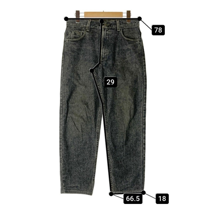 Levi’s リーバイス 550 ボタン裏532 USA製 先染めブラック デニムパンツ ブラック size30 瑞穂店