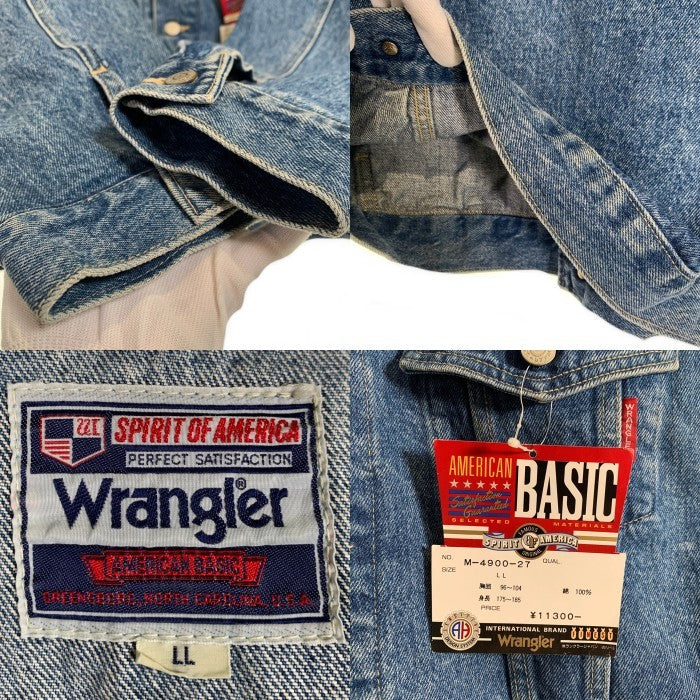 Wrangler ラングラー デニムトラッカージャケット インディゴ M-4900-27 Size L 福生店