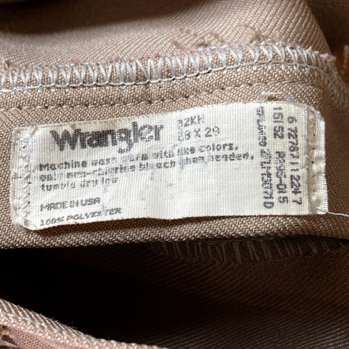 Wrangler ラングラー USA製 ランチャー ドレス パンツ ベージュ size38 瑞穂店