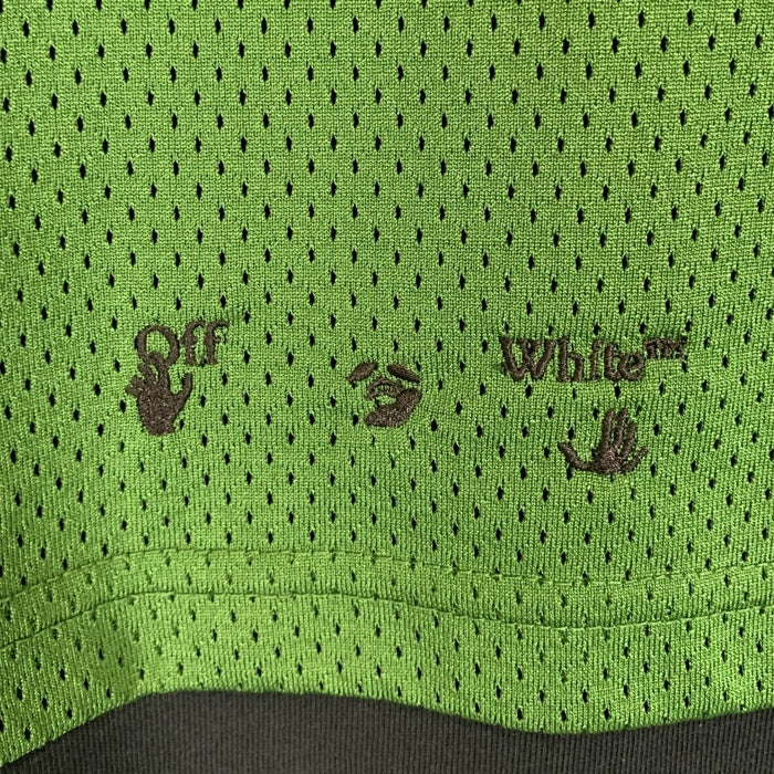 JORDAN BRAND ジョーダンブランド OFF-WHITE オフホワイト メッシュタンクトップレイヤードTシャツ ブラック グリーン CV3524-361 Size XXL 福生店