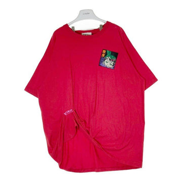 KIDILL キディル  KL357 18AW 秩序刺繍オーバーサイズシャツ  Tシャツ レッド sizeF 瑞穂店