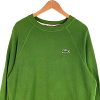 Lacoste ラコステ オーガニックコットン 鹿の子 クルーネックスウェットトレーナー グリーン SH2174 Size M 福生店