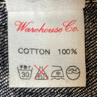 HELLER'S CAFE ヘラーズカフェ WAREHOUSE ウエアハウス LARRY'S COLLECTION 1950's Military Art Coverall カバーオール インディゴ size38 瑞穂店