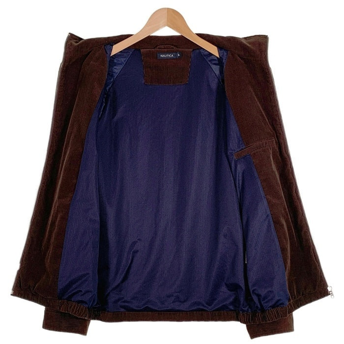NAUTICA ノーティカ コーデュロイ ジップアップ ブルゾン ブラウン NMJ6201 Size XL 福生店
