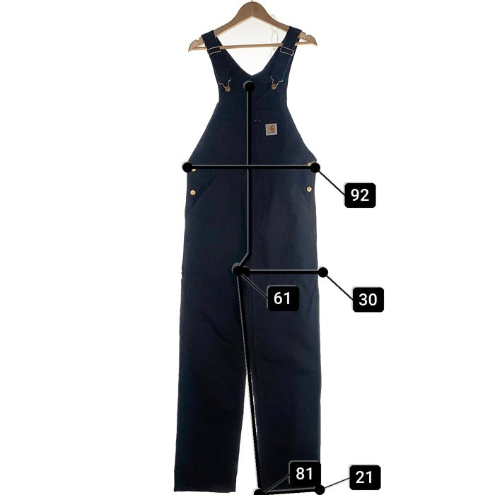 Carhartt WIP カーハートワークインプログレス BIB OVERALL ビブオーバーオール ダック ブラック I026462.89 Size 30×32 福生店