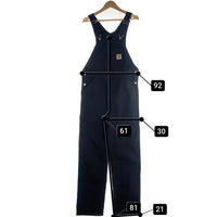 Carhartt WIP カーハートワークインプログレス BIB OVERALL ビブオーバーオール ダック ブラック I026462.89 Size 30×32 福生店