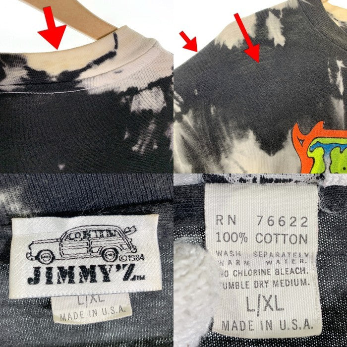 90's JIMMY'Z J''IMMY'Z CLASSICS'' ボーダー切り替えTシャツ