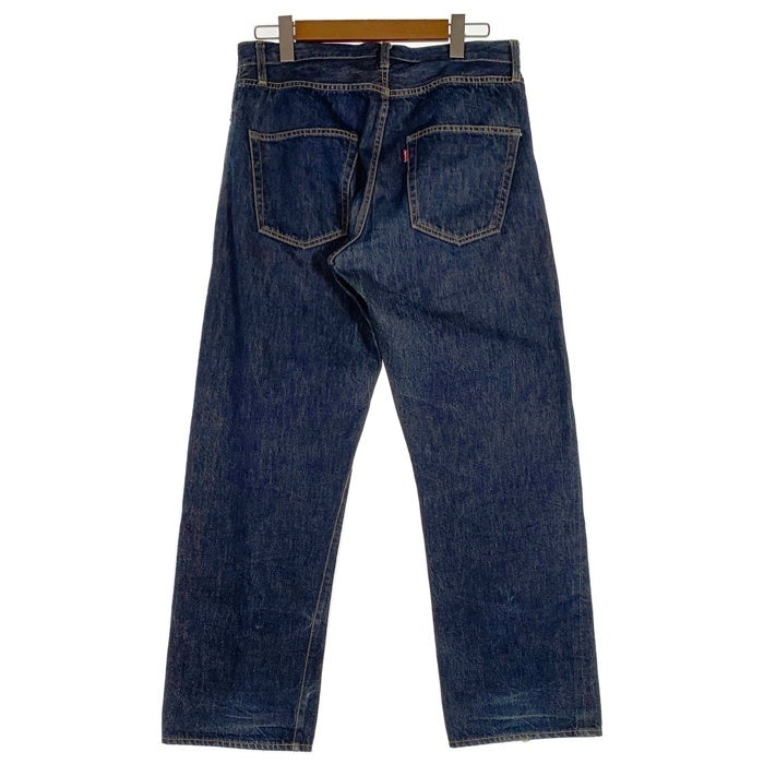 SUPREME シュプリーム オールド 5ポケット デニムパンツ ストレート インディゴ 紙タグ 赤耳 2ND WASH S206 USA製 Size 32 福生店