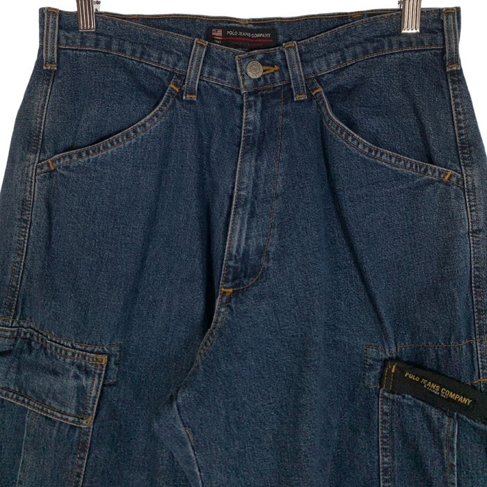 POLO JEANS ポロジーンズ ラルフローレン BUNGEE CARGO SHORT デニムショートパンツ カーゴ インディゴ Size 29 福生店