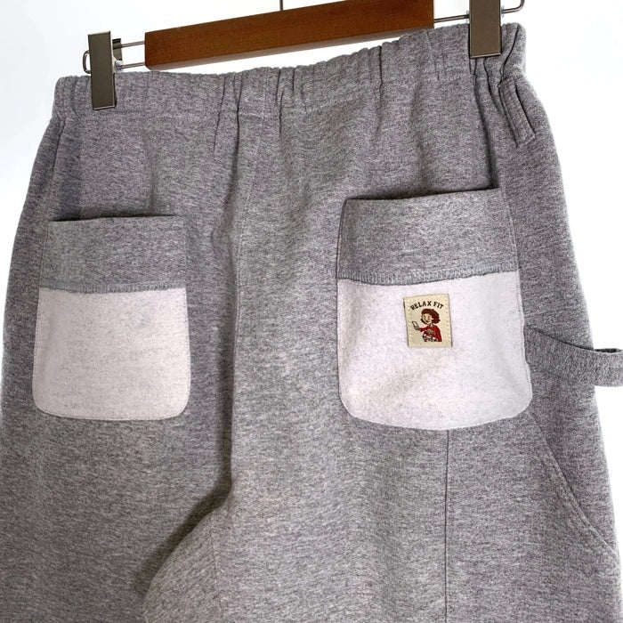 RELAX FIT リラックスフィット BLANKET ペインター スウェットパンツ 裏起毛 グレー ホワイト Size F 福生店