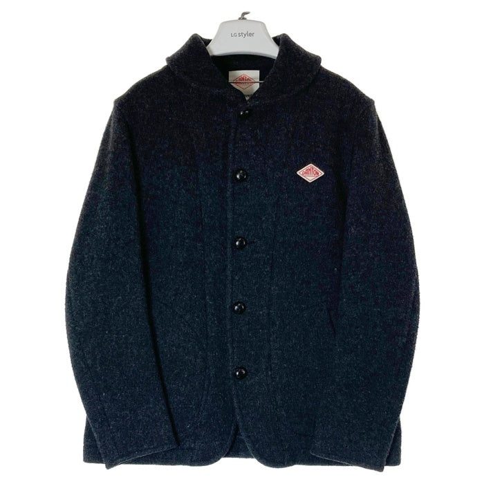 DANTON ダントン ショールカラー ウールモッサジャケット チャコールグレー JD-8237 Size 42 瑞穂店