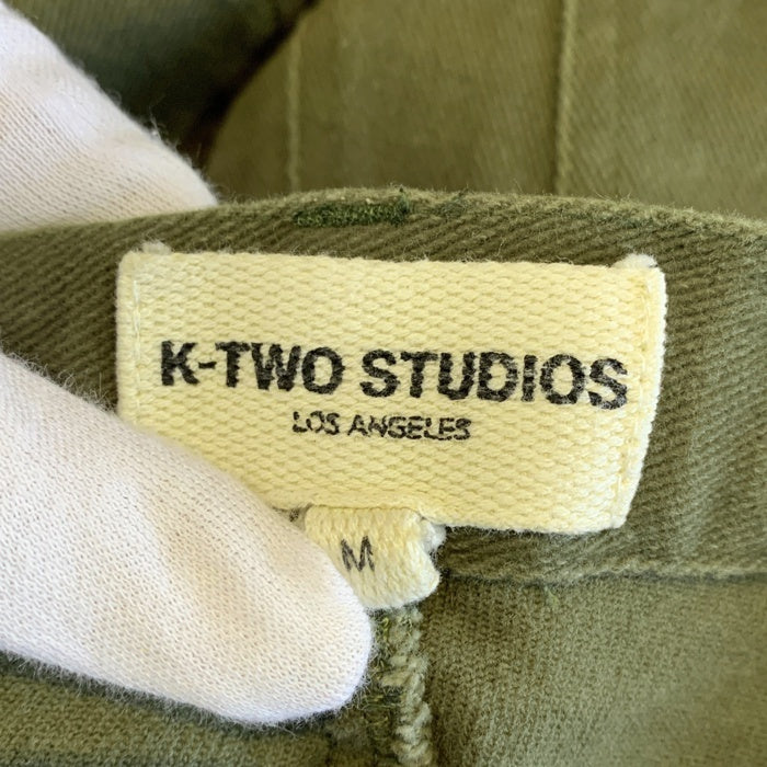 K-TWO STUDIOS Cargo カーゴパンツ ストレート カーキ Size M 福生店