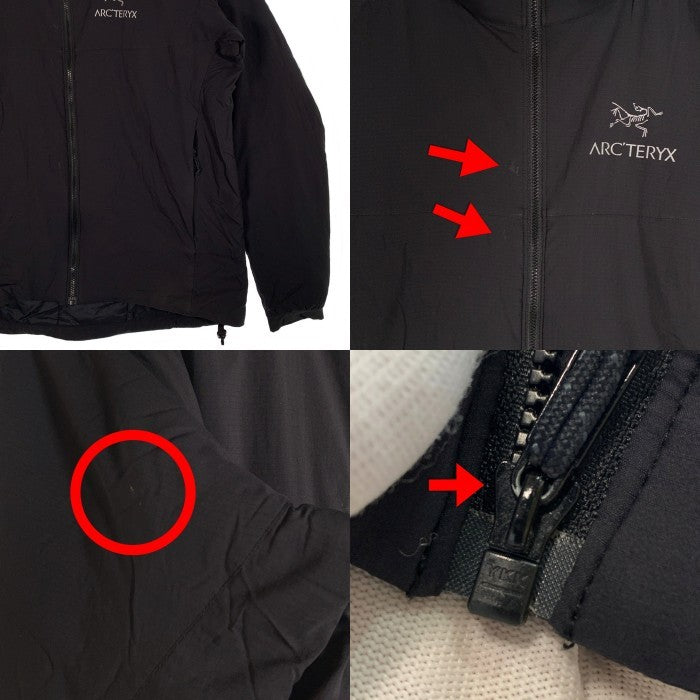 ARC'TERYX アークテリクス ATOM AR HOODY アトム フーディ ナイロンジャケット 中綿 ブラック 14648-68810 03/14 Size S 福生店