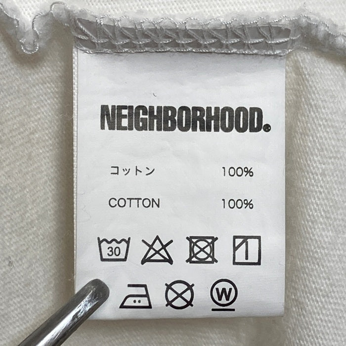 NEIGHBORHOOD ネイバーフッド Money Over Power プリントロングスリーブTシャツ ホワイト Size XXL 瑞穂店