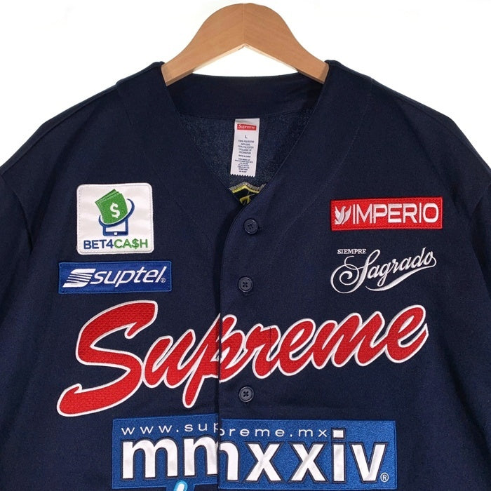 SUPREME シュプリーム 24SS Chosen One Baseball Jersey 半袖 チョーズンワン ベースボールジャージー シャツ ネイビー Size L 福生店