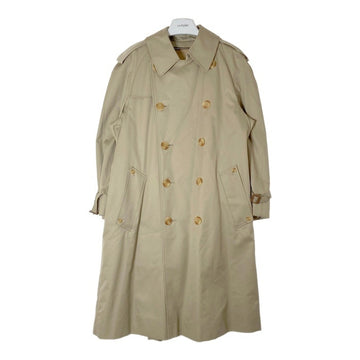 Aquascutum アクアスキュータム イングランド製 コットン×ポリ チェックライナー付き トレンチコート ベージュ size40 瑞穂店