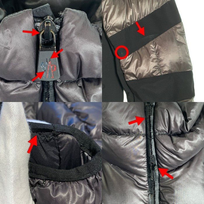 MONCLER GRENOBLE モンクレール グルノーブル CANMORE GIUBBOTTO カンモール ダウンジャケット ブラック 並行品 Size 1 福生店