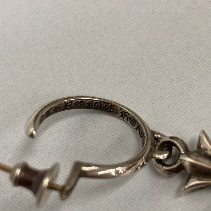 Chrome Hearts クロムハーツ TINY CH CROSS タイニーCH クロスフープ ピアス シルバー 瑞穂店