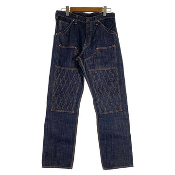 TROPHY CLOTHING トロフィークロージング W Knee Standard Dirt Denim ダブルニー スタンダードダートデニムパンツ インディゴ Lot 1606 Size 34 福生店