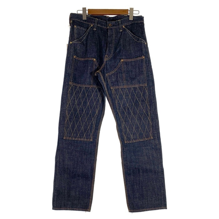 TROPHY CLOTHING トロフィークロージング W Knee Standard Dirt Denim ダブルニー スタンダードダートデニムパンツ インディゴ Lot 1606 Size 34 福生店