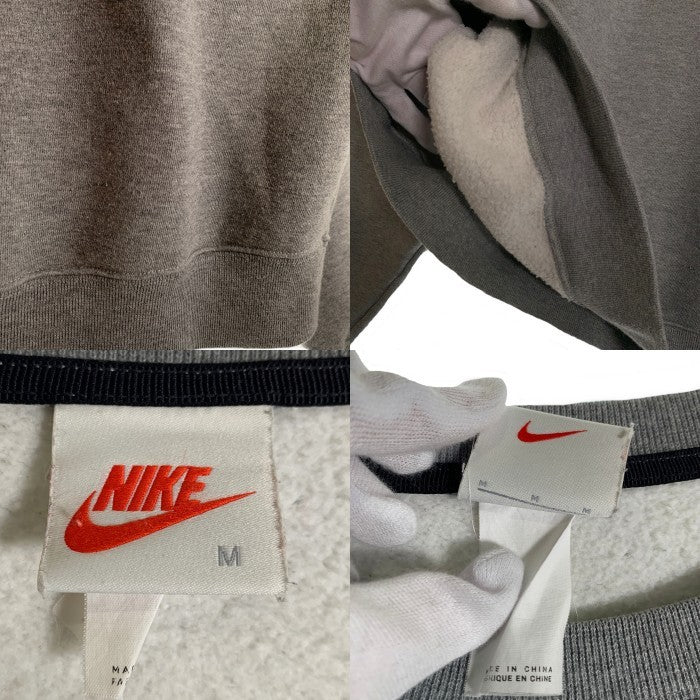 STUSSY ステューシー NIKE ナイキ クルーネック スウェット グレー