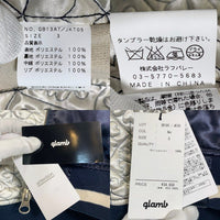 glamb グラム Shepherd's God blouson シェパーズゴッドブルゾン スカジャン ネイビー GB13AT/JKT05 Size 3 福生店
