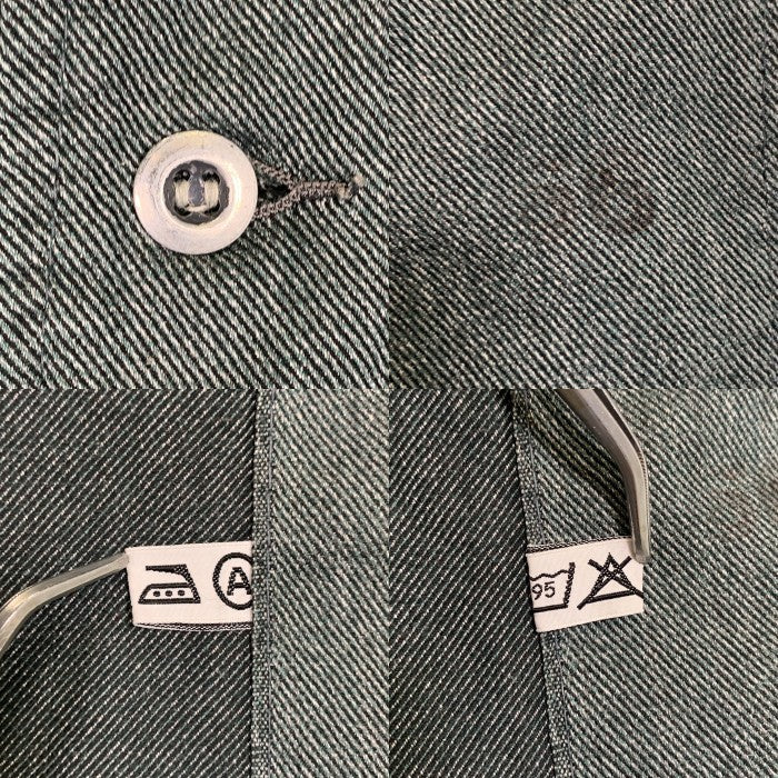 SWISS ARMY スイス軍 デニム 長袖 ミリタリー ワークジャケット グレー Size L相当 福生店