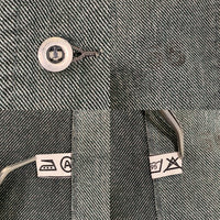 SWISS ARMY スイス軍 デニム 長袖 ミリタリー ワークジャケット グレー Size L相当 福生店