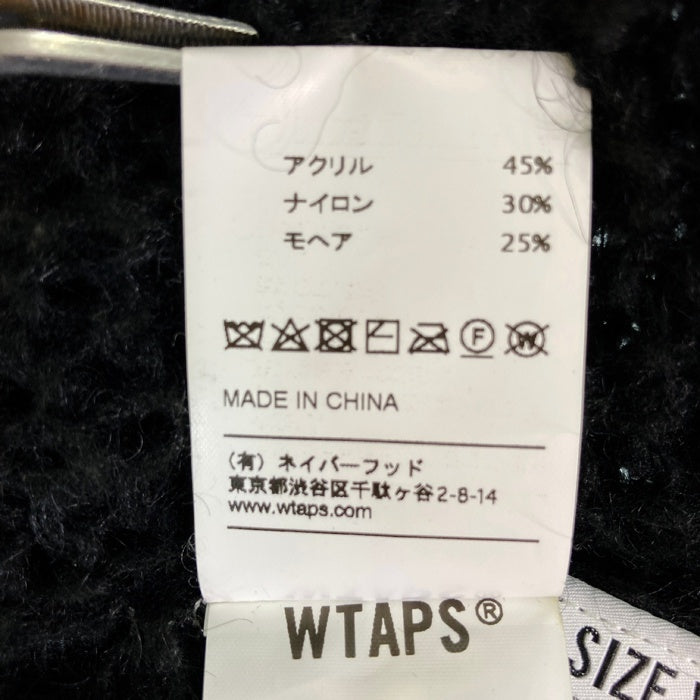 WTAPS ダブルタップス 182MADT-KNM06 モヘア混セーター ブラック size3 瑞穂店