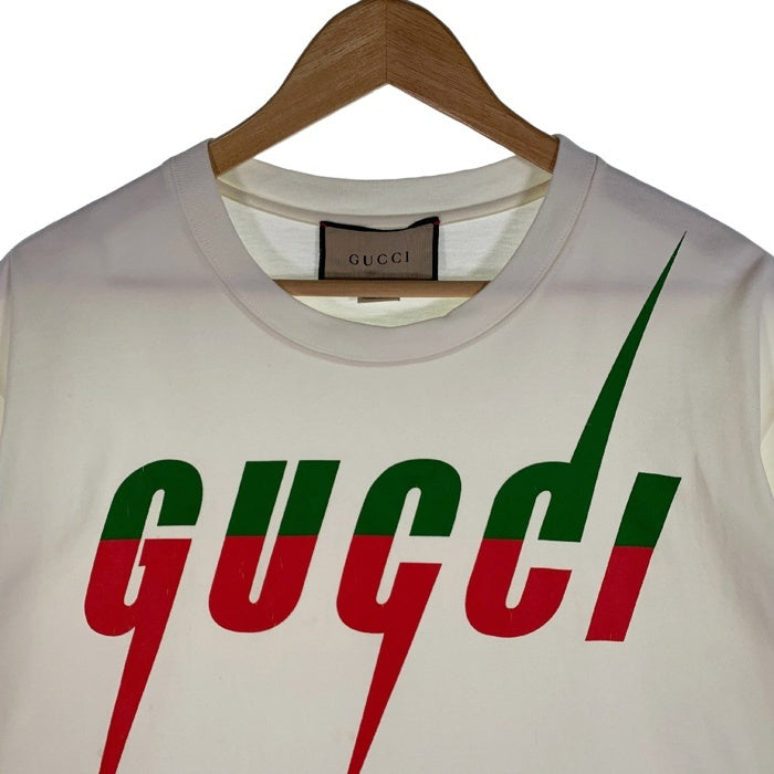 Gucci グッチ ブレードプリントTシャツ ホワイト 565806 XJAZY Size M 福生店