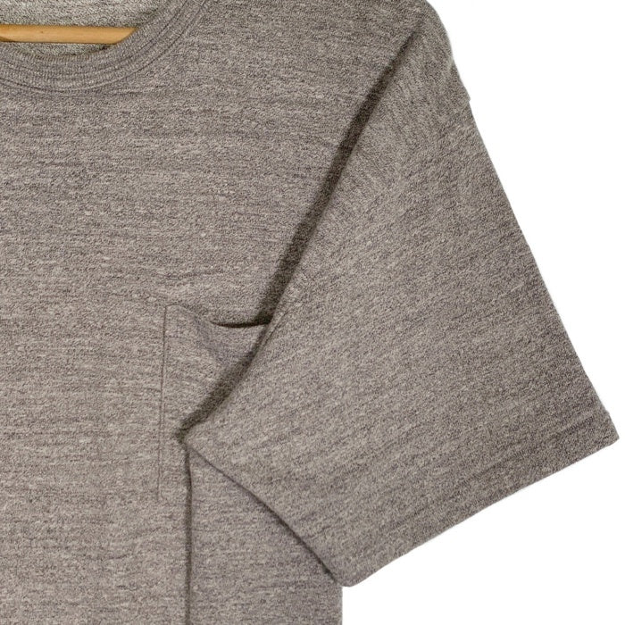 HUMAN MADE ヒューマンメイド POCKET T-SHIRTS ポケットTシャツ グレー 裾ロゴワッペン Size L 福生店