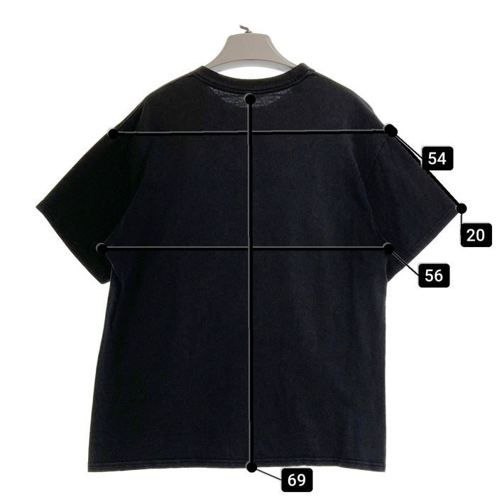 STUSSY ステューシー メキシコ製 OLD SKOOL STILL KICKIN IT 前面プリント Tシャツ グレー sizeL 瑞穂店