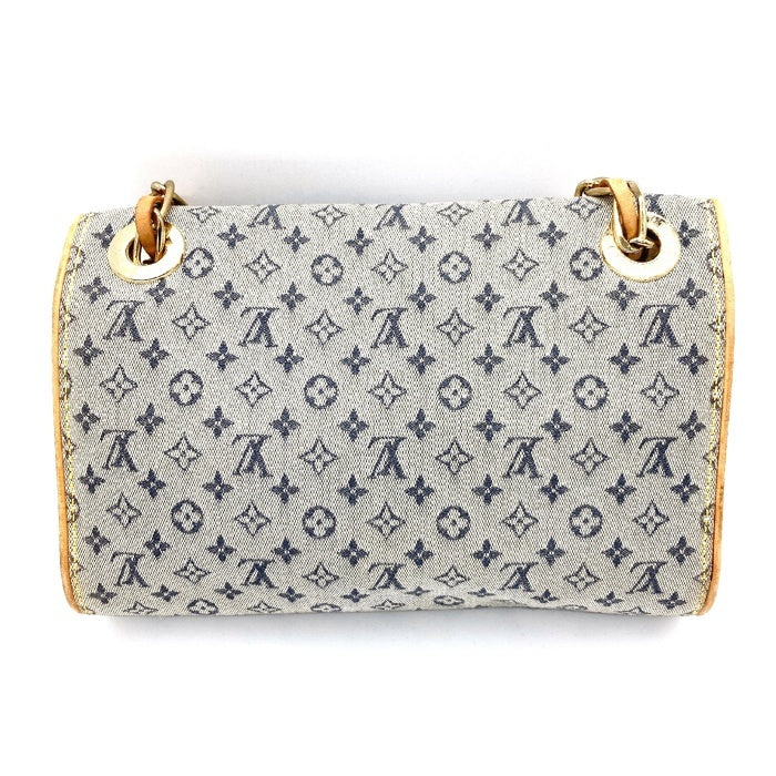 LOUIS VUITTON ルイヴィトン M92002 モノグラムミニ カミーユ チェーン ショルダーバッグ インディゴ×ベージュ 瑞穂店